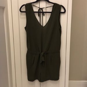 Olive green romper